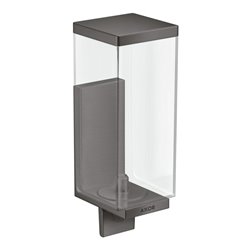 hansgrohe Lotionssp Axor Uni Rectangular Glas, Wandmontage, brushed black chrome