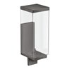 hansgrohe Lotionssp Axor Uni Rectangular Glas, Wandmontage, brushed black chrome