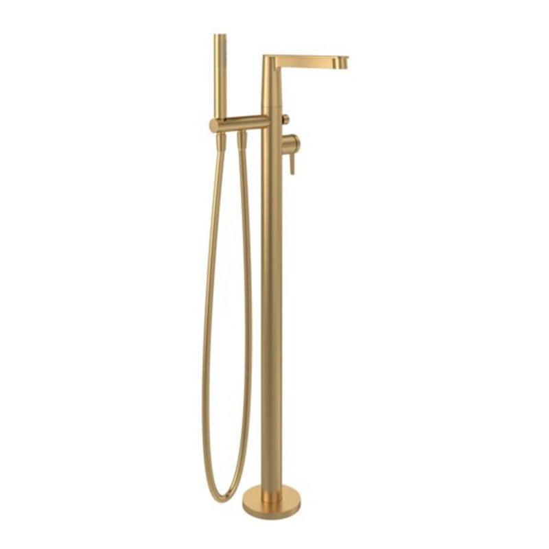 V&B Einhebel-Badewannenarmatur Conum bodenstehend, brushed gold
