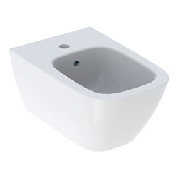 Geberit Wand-Bidet Smyle Square weiß, geschlossene Form, mit Überlauf