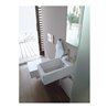 Duravit Handwaschbecken Vero 25x45cm, m HL, ÜL, Hahnlochbank, weiß