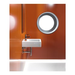 Duravit Handwaschbecken Vero 25x45cm, m HL, ÜL, Hahnlochbank, weiß