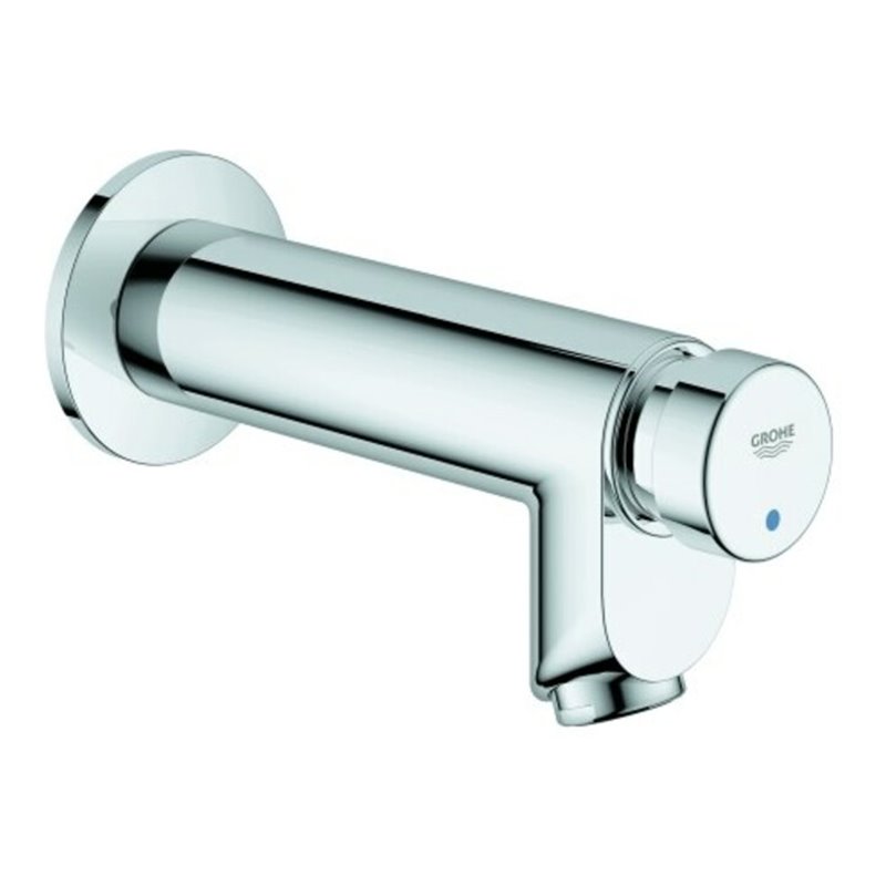 Grohe Selbstschluss-Wandvtl Euroeco CT chrom, DN 15, Markierung blau/rot