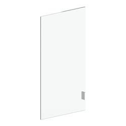 Keuco S-Tür Lumos Ersatzt.Spanplattenschraube 90101 li. lang, m.Griff 376x690mm