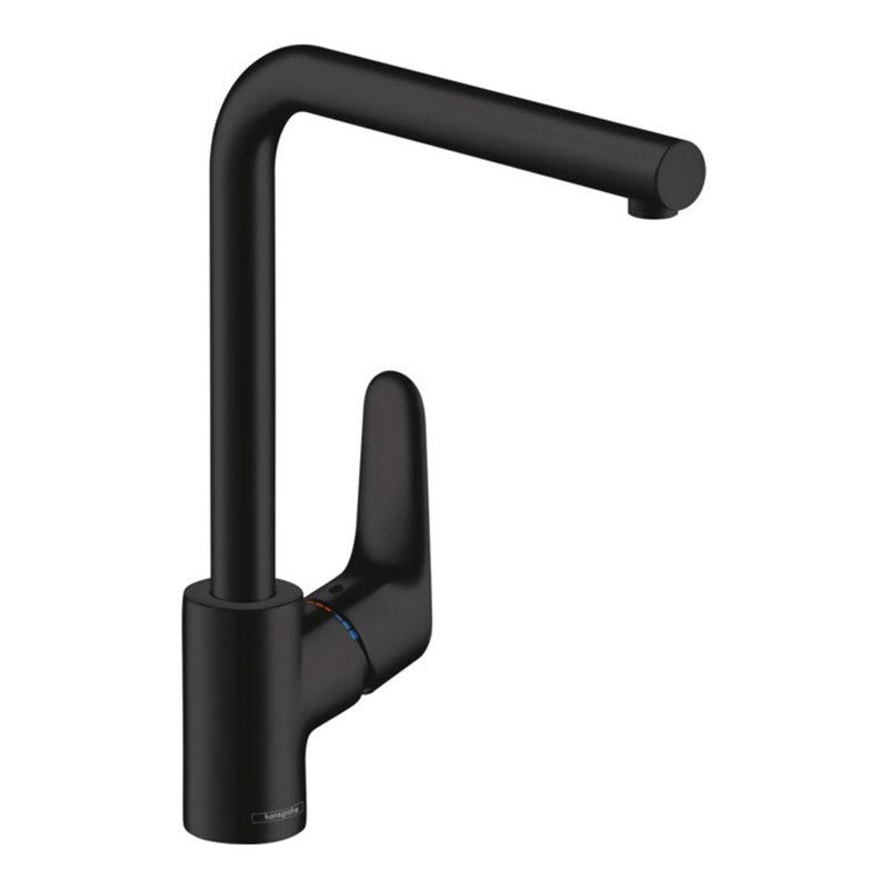 hansgrohe Spültisch-Einhebelmischer 280 Focus M41 1jet, mattschwarz