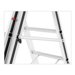 Hymer Alu-Pro, Mehrzweckleiter, dreiteilig mit Smart-Base®