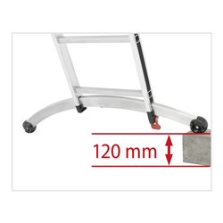 Hymer Alu-Pro, Mehrzweckleiter, dreiteilig mit Smart-Base®