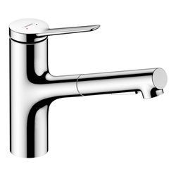 hansgrohe Einhebel-Küchenarmatur Zesis M33 Auszugslänge bis zu 500mm, chrom