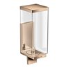 hansgrohe Lotionssp Axor Uni Rectangular Glas, Wandmontage, polished red gold