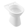 V&B Stand-WC, Tiefspüler VICARE 35,5x48cm, D-Flush, Abg. waag., we C+