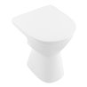 V&B Stand-WC, Tiefspüler VICARE 35,5x48cm, D-Flush, Abg. waag., we C+