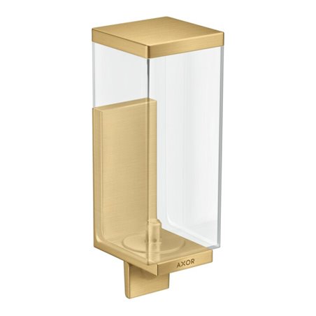 hansgrohe Lotionssp Axor Uni Rectangular Glas, Wandmontage, brushed gold optic