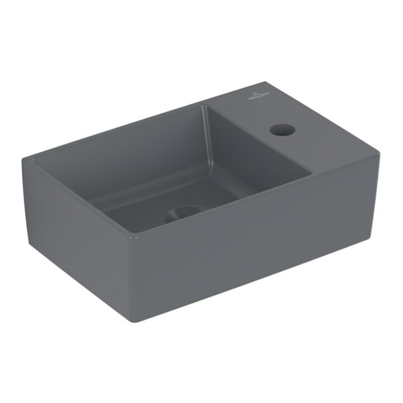 V&B Handwaschbecken Memento 2.0 40x26cm, m Hahnl., o. ÜL, graph. C-plus