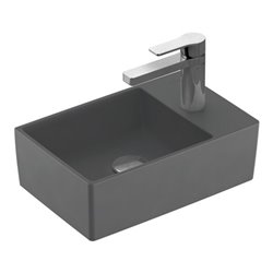 V&B Handwaschbecken Memento 2.0 40x26cm, m Hahnl., o. ÜL, graph. C-plus