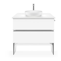 Duravit Handtuchhalter Sivida 35,5x3x7cm, f Waschtischunterschrank, chrom