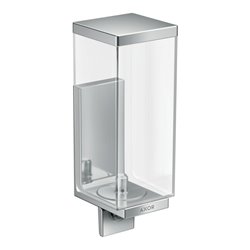 hansgrohe Lotionssp Axor Uni Rectangular Glas, Wandmontage, chrom