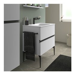 Duravit Handtuchhalter Sivida 35,5x3x7cm, f Waschtischunterschrank, sw