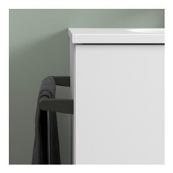 Duravit Handtuchhalter Sivida 35,5x3x7cm, f Waschtischunterschrank, sw