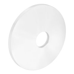 hansgrohe Verlängerungsrosette d 90mm, aus Metall, mattweiß