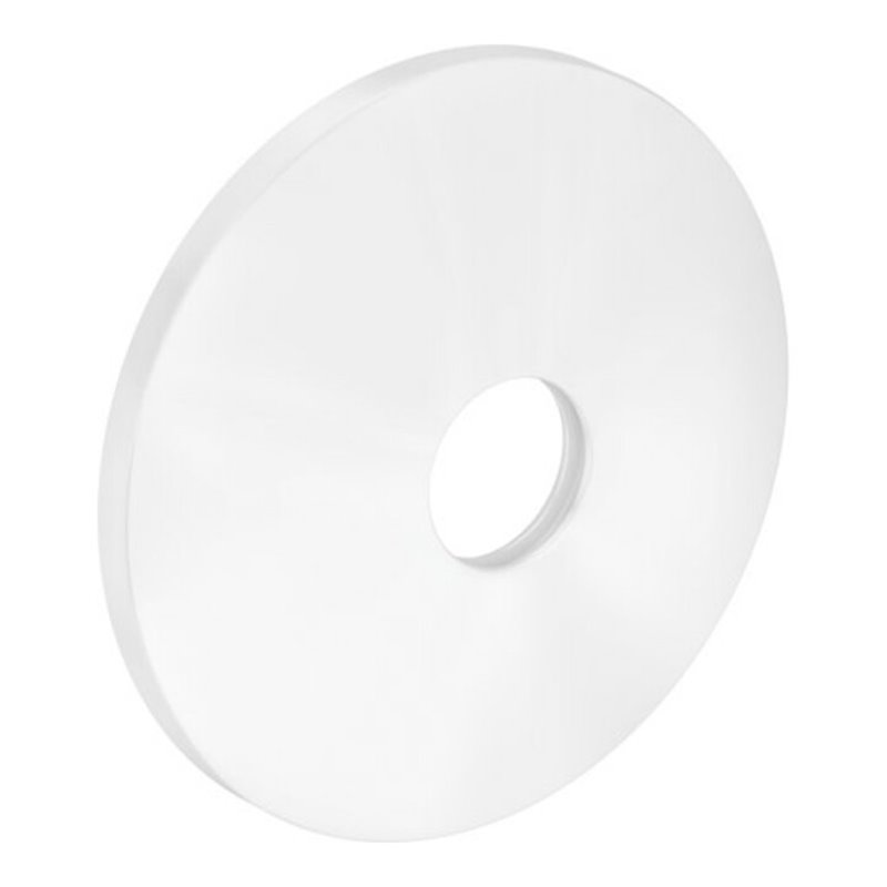 hansgrohe Verlängerungsrosette d 90mm, aus Metall, mattweiß