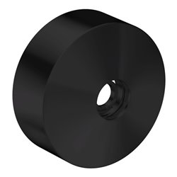 hansgrohe Verlängerungsrosette d 80mm, aus Metall, mattschwarz