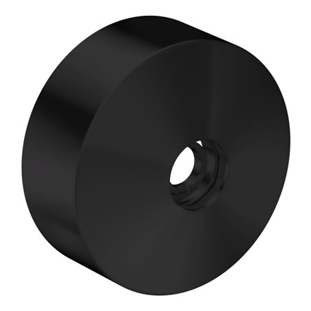 hansgrohe Verlängerungsrosette d 80mm, aus Metall, mattschwarz