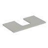Geberit Waschtisch-Platte One 75x3x47cm, greige/lackiert m, AS mit.