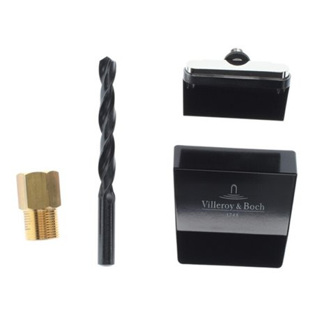 V&B Wasserzulauf 15x22x6,5cm, black matt