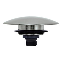 Duravit Ausstattungs-Set Push-open Ventil, Edelstahl gebürstet