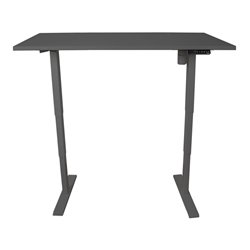 STIER Elektrisch höhenverstellbarer Schreibtisch THA schwarz/schwarz