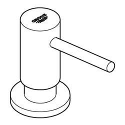 Grohe Seifenspender Cosmopolitan 0,4 l, Behälter, f Seife, cool sunrise