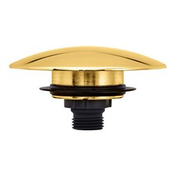 Duravit Ausstattungs-Set Push-open Ventil, Gold poliert