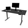 STIER Elektrisch höhenverstellbarer Schreibtisch THA schwarz/schwarz