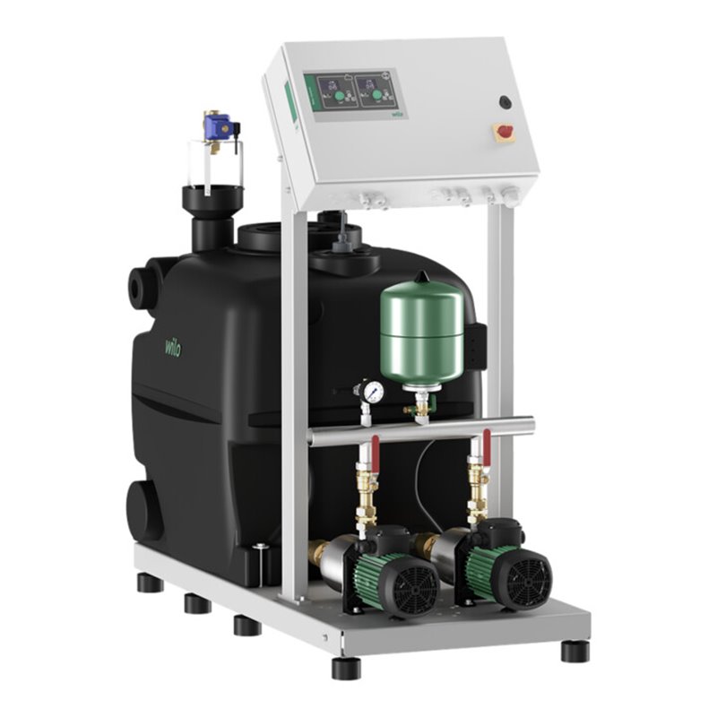 Wilo Regenwasser-Nutzungsanlage RainSystem AF400- 2Medana L603/EC2+1, 1,1 kW, 400 V, 50 Hz