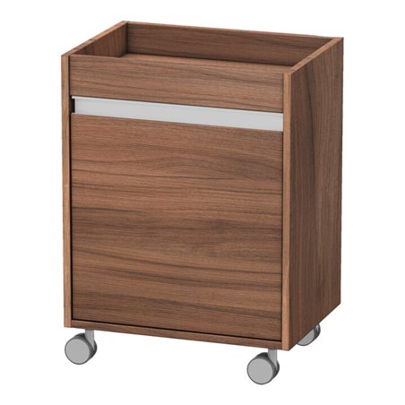 Duravit Rollcontainer Ketho 50x36x67cm, Tür rechts, nussbaum natur