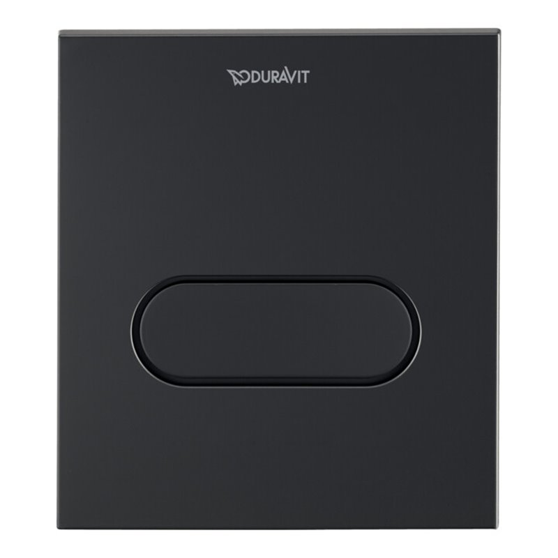 Duravit Betätigungsplatte DuraSystem 13,1x15cm, mech., f Uri. A1, sw matt