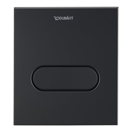 Duravit Betätigungsplatte DuraSystem 13,1x15cm, mech., f Uri. A1, sw matt