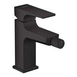 hansgrohe Bidet-Einhebelmischer Metropol m HG, Pus-Op-Abl, Ausl. 129mm, matt-sw