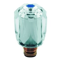 Grohe Oberteil 45951 mit Brillant Griff Markierung blau 1/2' chrom