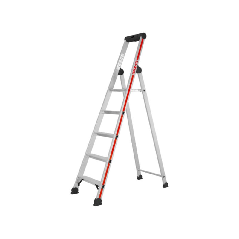 Hymer Stufenstehleiter mit Plattform, einseitig begehbar