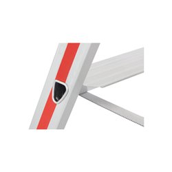 Hymer Stufenstehleiter mit Plattform, einseitig begehbar