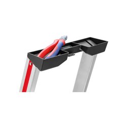 Hymer Stufenstehleiter mit Plattform, einseitig begehbar