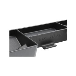 Hymer Stufenstehleiter mit Plattform, einseitig begehbar