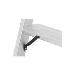 Hymer Stufenstehleiter mit Plattform, einseitig begehbar