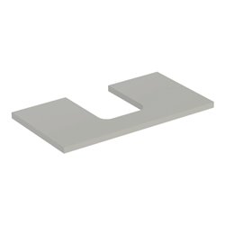 Geberit Waschtisch-Platte One 90x3x47cm, greige/lackiert m, AS mit.
