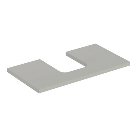 Geberit Waschtisch-Platte One 90x3x47cm, greige/lackiert m, AS mit.