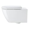 Duravit Wand-WC, Tiefspüler Happy D.2 36,5x54cm, 4,5 l, riml., we. HygGlaze