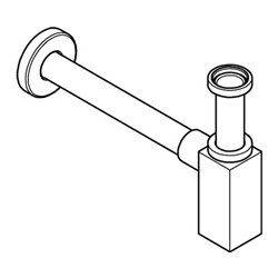 Grohe Geruchsverschluss 1 1/4', Messing, supersteel