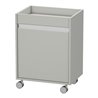 Duravit Rollcontainer Ketho 50x36x67cm, Tür rechts, betongrau matt