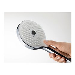 Duravit Handbrause 3jet Click 120 MinusFlow 240mm, Anschlussgewinde G 1/2, chrom